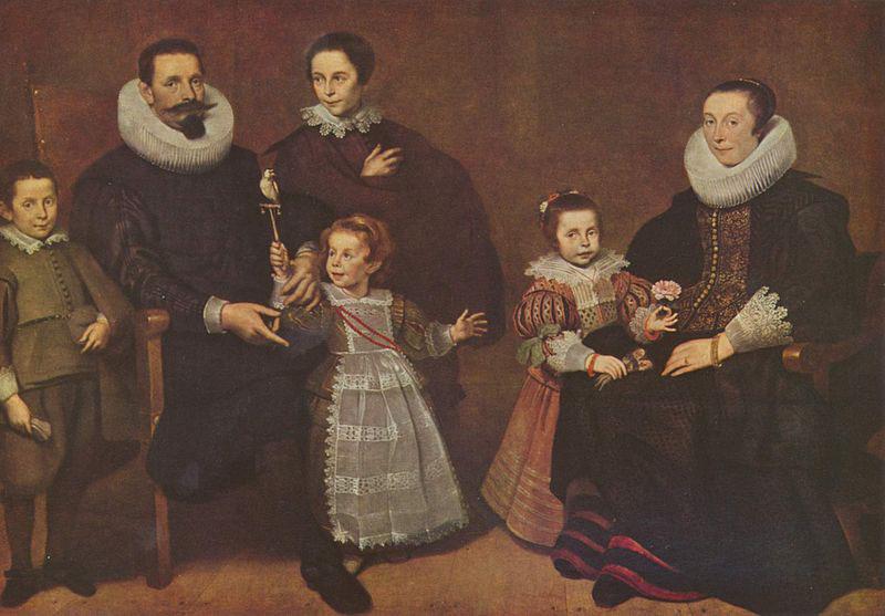 Cornelis de Vos Familienportrat Sweden oil painting art
